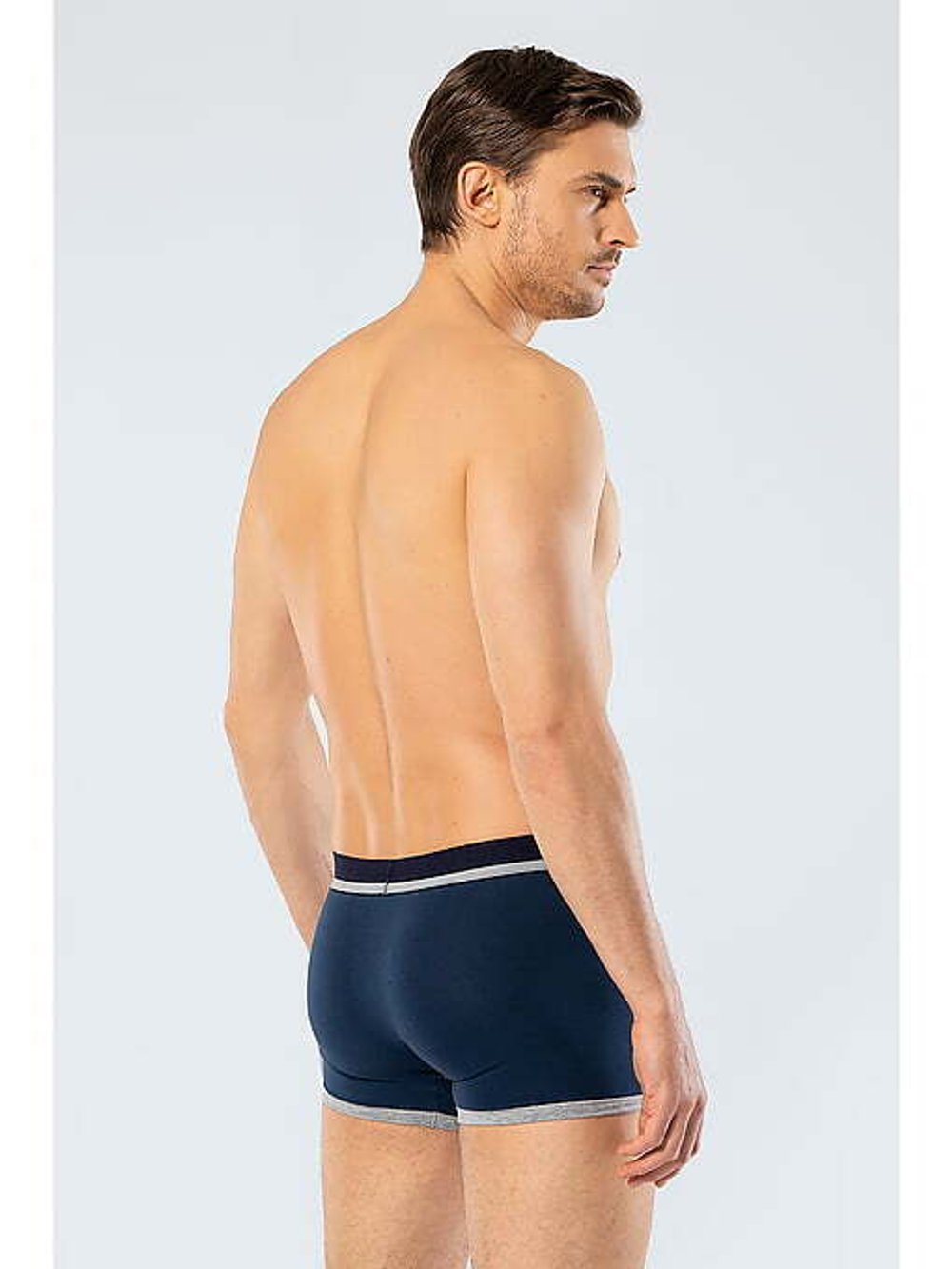 Трусы мужские боксеры. Набор из 2-х штук синий - индиго