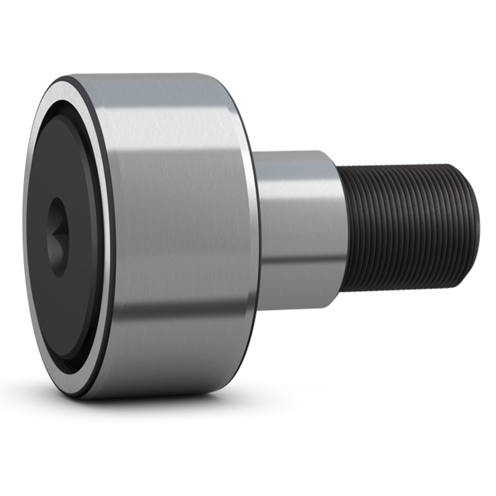 Опорный ролик с цапфой на основе роликоподшипника с эксцентриковым кольцом, встроенным уплотнением и элементами для повторного смазывания KRE 30 PP