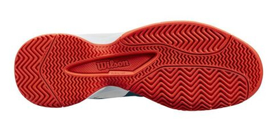 детские Кроссовки теннисные Wilson Rush Pro Jr 4.0 - blue coral/white/fiesta