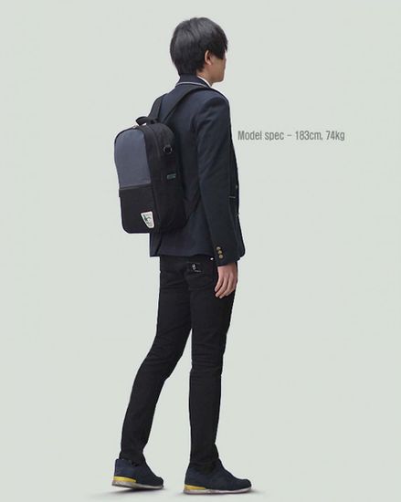 Рюкзак Yellowstone Canvas Backpack Black Grey