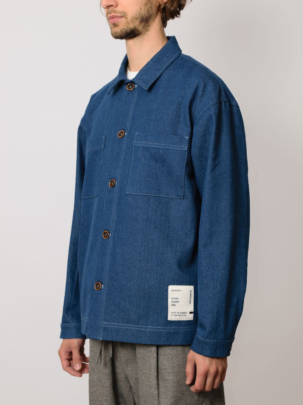 Купить Жакет Sashina Keith Blue синий Жакет Sashina Keith Blue синий