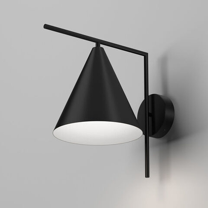 Уличный настенный светодиодный светильник Elektrostandard Bevel 35184/D черный