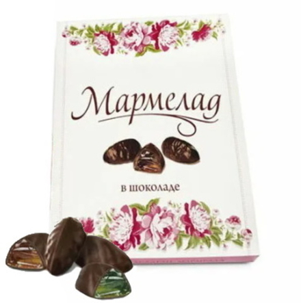 Мармелад желейный в шоколаде 200г. Рахат