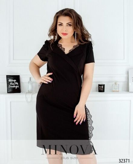 Платье 363-чёрный Minova Фото 2