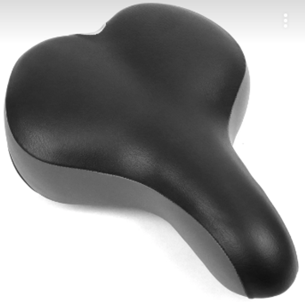 Седло комфортное, 250*180мм, черное, Vinca Sport VS 128 black