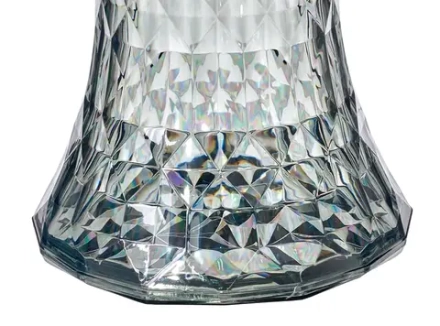 Стул-пуф Bradex Home Stone прозрачный серый