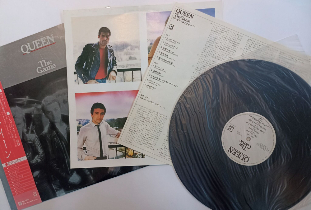 Винтажная виниловая пластинка Queen The Game (Japan 1980)