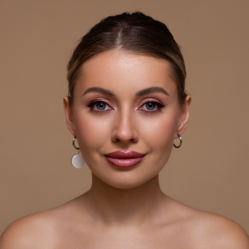 Серьги - Конго с Подвесками - Серебряный Блеск/Белый