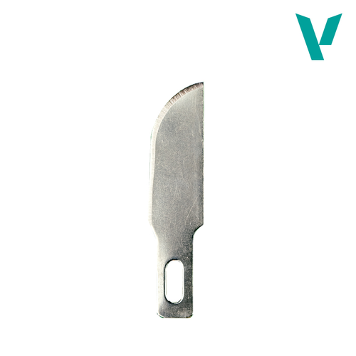 VALLEJO TOOLS: 10 GENERAL PURPOSE CUVED BLADES (5) - FOR NO.1 HANDLE