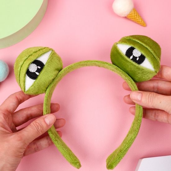 Ободок для волос Pepe Frog eyes Глаза Лягушонка Пепе