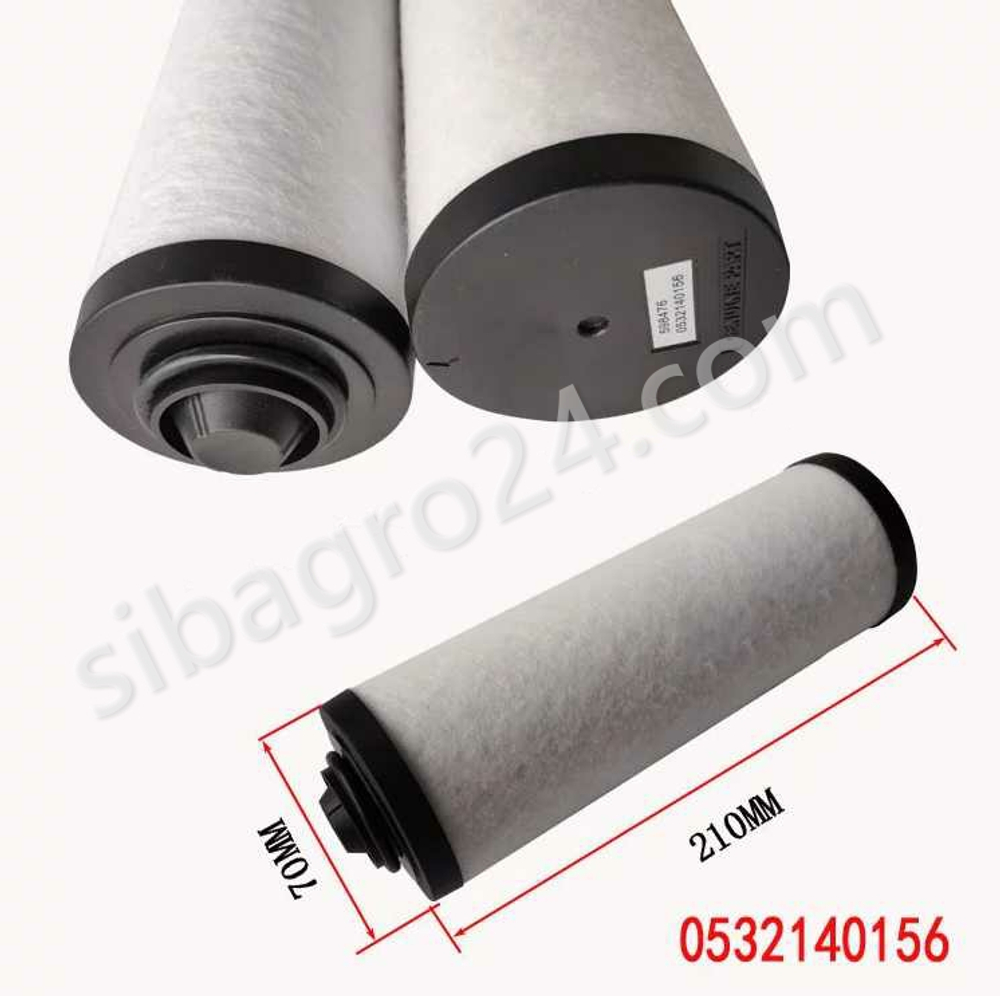 Фильтр выхлопной BUSCH 70х40х208 арт. 0532140156 (63 м³)