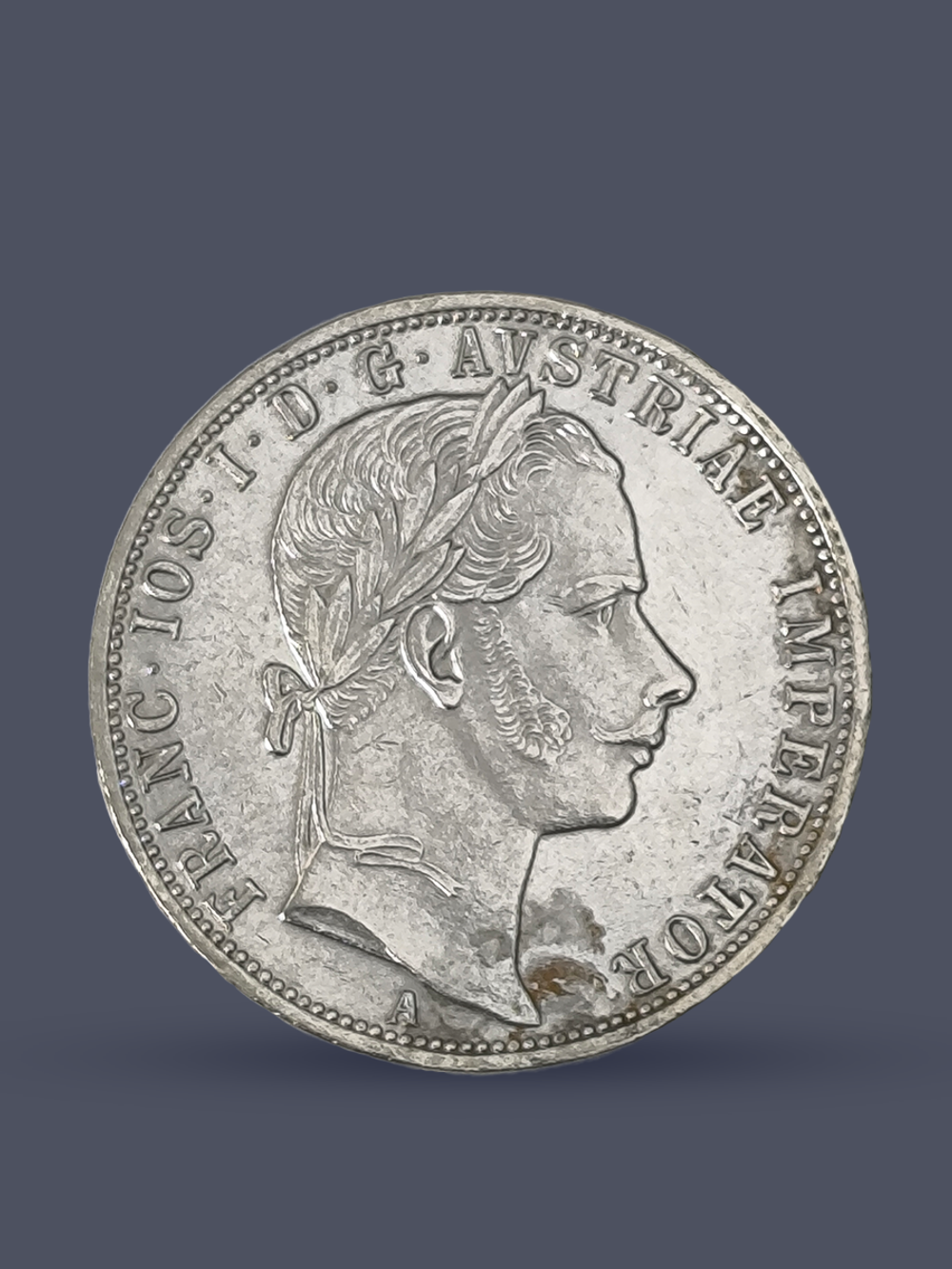 Монета 1 флорин (florin) 1860 год Австрия
