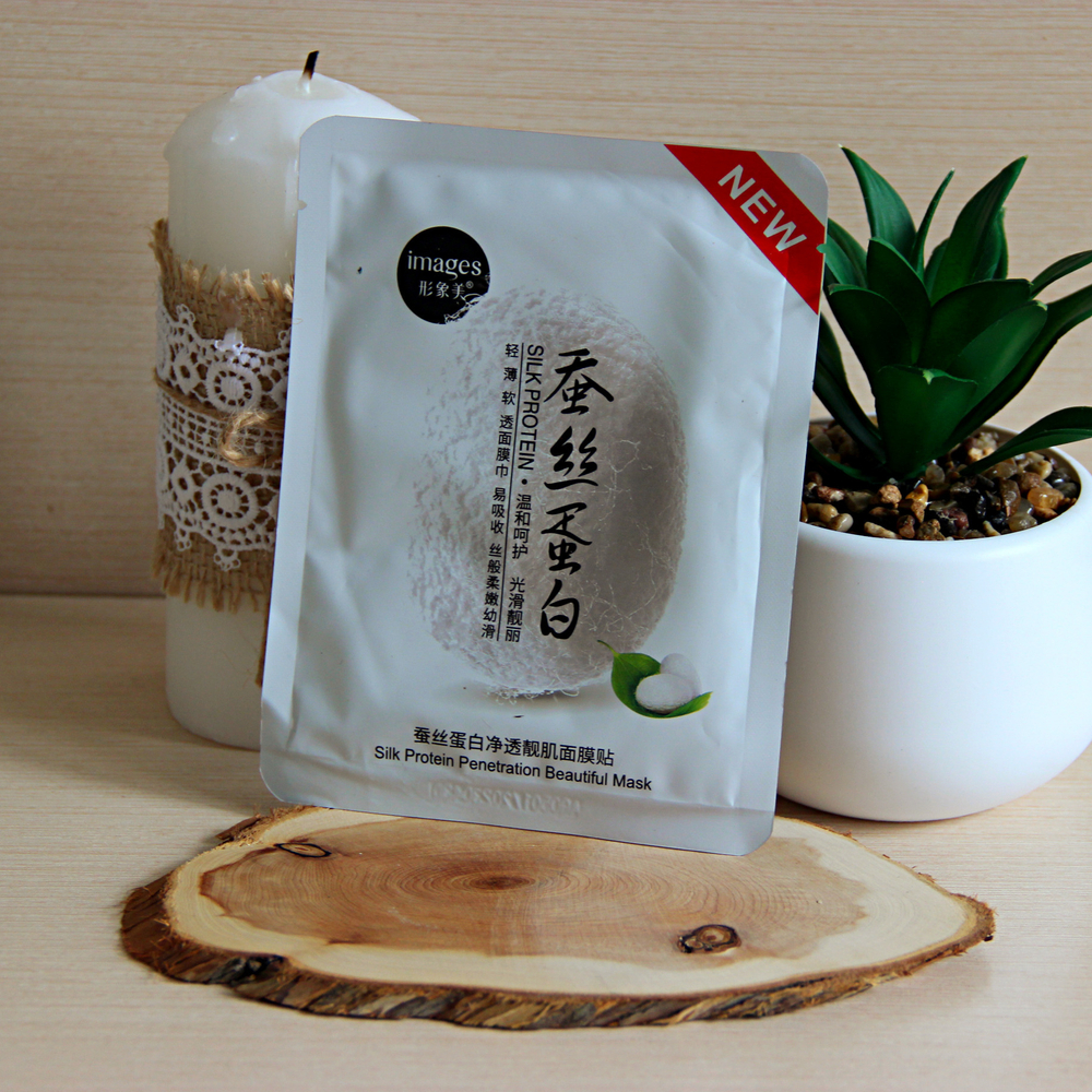 Тканевая питательная маска с протеинами шелка