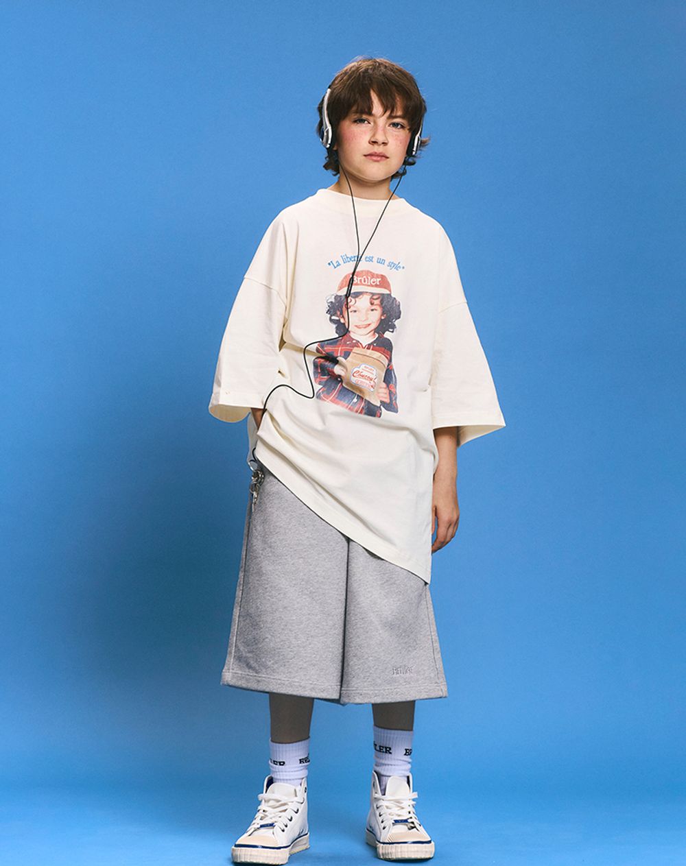 Футболка Bruler d'Amour Goût d’Enfance молочная