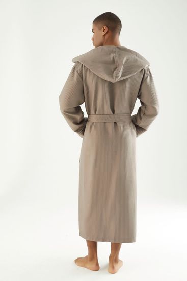 24680 Халат мужской вафельный с капюшоном Nysa Elmas Pike