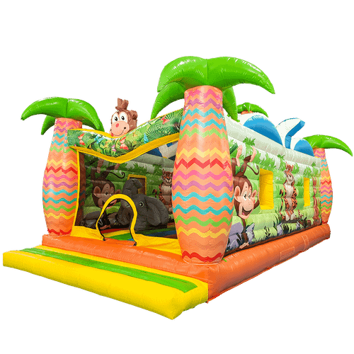 Коммерческий надувной батут «Заповедник» 8*4*4 м