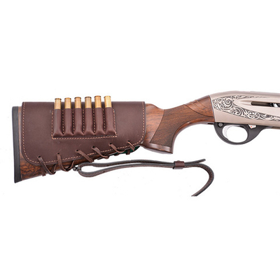 Патронташ на приклад 7,62(9,3) 6 патронов, коричневый