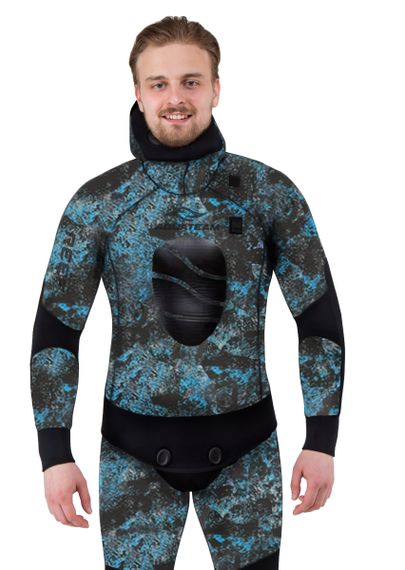 Гидрокостюм AquaTeam Reef Jako 5 мм ультраспан/открытая пора синий