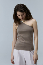 Майка на одно плечо