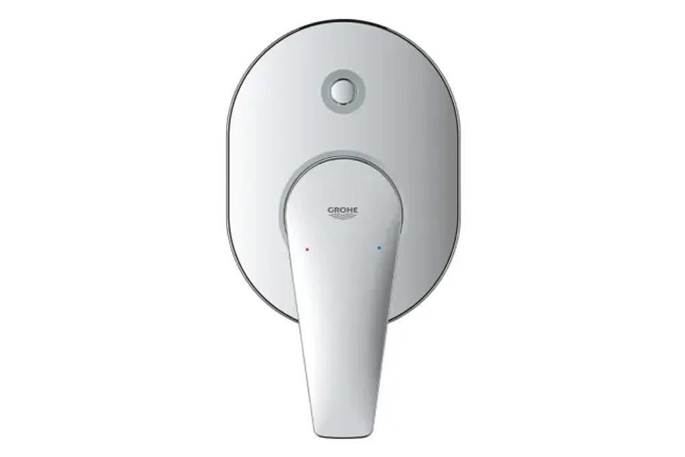 Смеситель для ванны GROHE BauEdge скрытого монтажа, в комплекте с монтажной частью, хром (29039001)