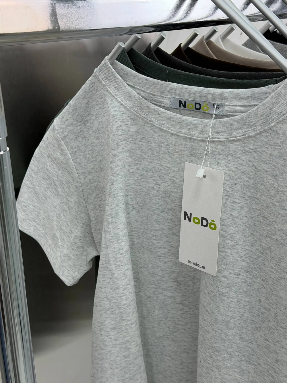 Футболка женская арт. 821 цвет "светлый меланж"