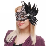 Маска карнавальная «Богема», черный