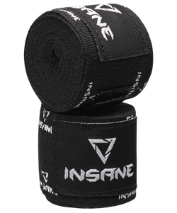 Бинт боксерский PRINT, хлопок/нейлон, черный, 3,5 м