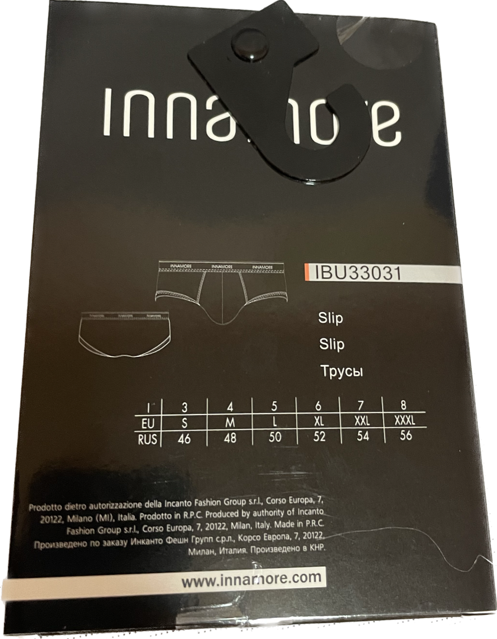 Innamore slip мужские IBU33031