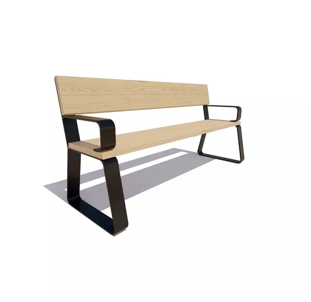 Скамейка «Кемерово» сосна 1,8м, лак