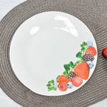 Тарелка десертная 20,5см Сочные ягоды (эконом) (84809)