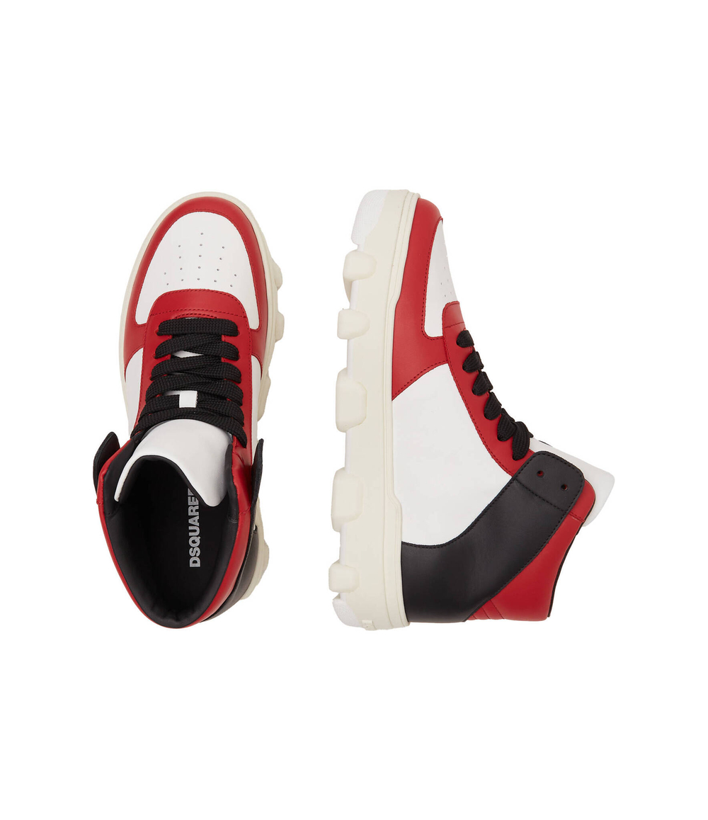 Кожаные кроссовки Dsquared2 - белый(SNM0351 01502228)