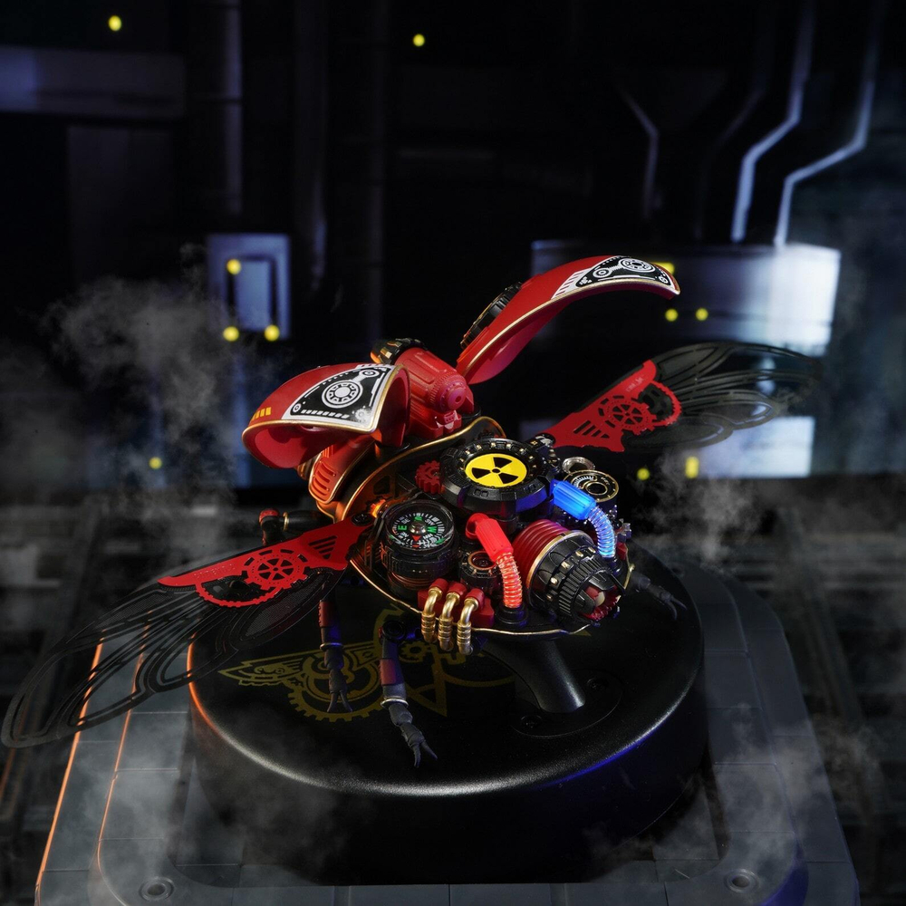 Жук-разведчик (Scout Beetle)  от ROKR - Конструктор, 3D пазл, 3D puzzle, сборная механическая модель, DIY Model, сборка своими руками