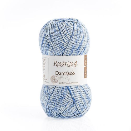 Пряжа ROSARIOS 4 Damasco (70% хлопок, 30% лён)