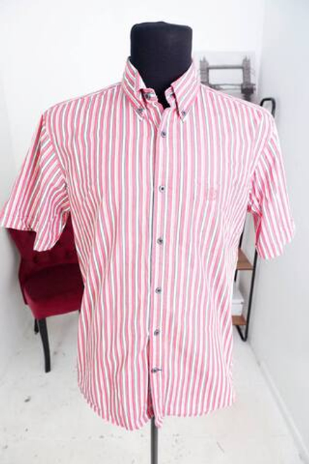 Рубашка Blue Harbour в полоску, маркировка L, визуально на 50/52 размер