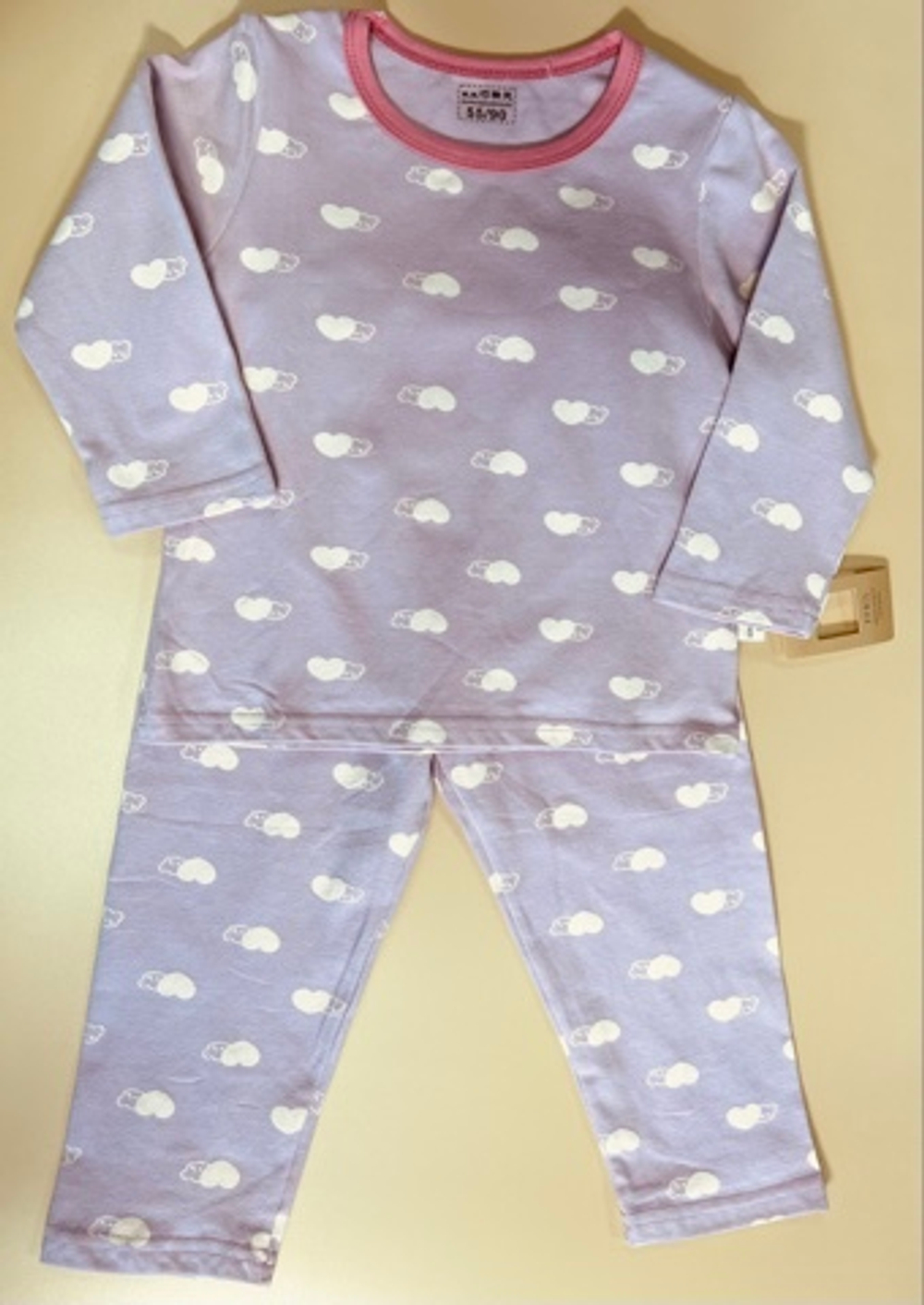 Пижама для девочки из хлопка-бамбука