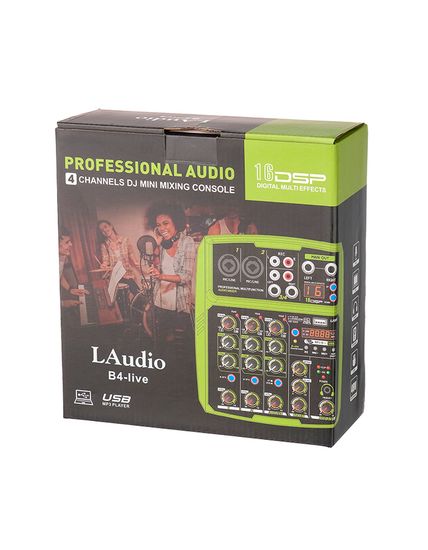 Микшерный пульт, 4 канала, LAudio B4-live