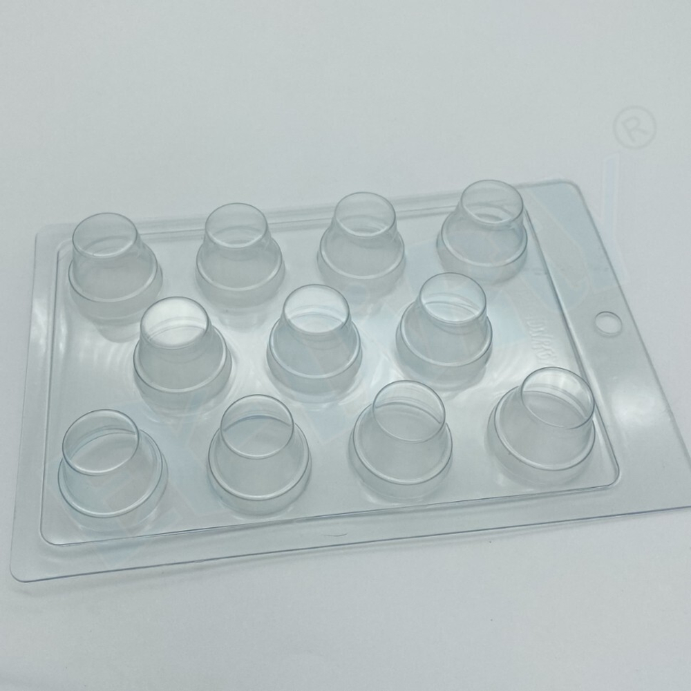 Пластиковая форма для конфет Горшок Кашпо МИНИ (11 ячеек)