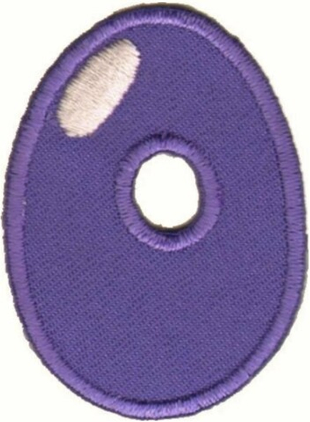 Термоаппликации HKM "Цифра "0" цветная