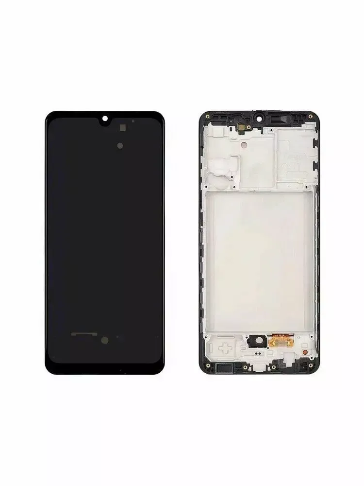 Дисплей для Samsung A315F (A31) модуль Черный - (OLED)