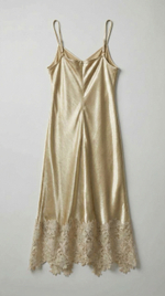 Платье атласное с кружевом LUMA