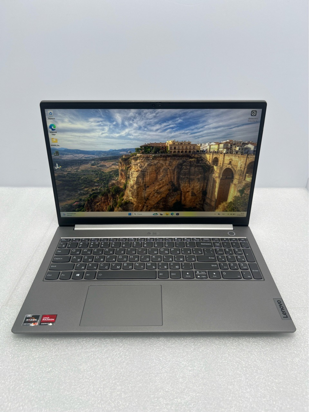 Ноутбук Lenovo Thinkbook 15 G3 ACL(21A4A008RU) 15.6"/AMD Ryzen 7 5700U/RAM 24GB/SSD 1024GB/ AMD Radeon Graphics/1920*1080/IPS/Windows 11/Подсветка кл-ры: LED/Серый. Состояние: Уценка/царапины на матрице/A1