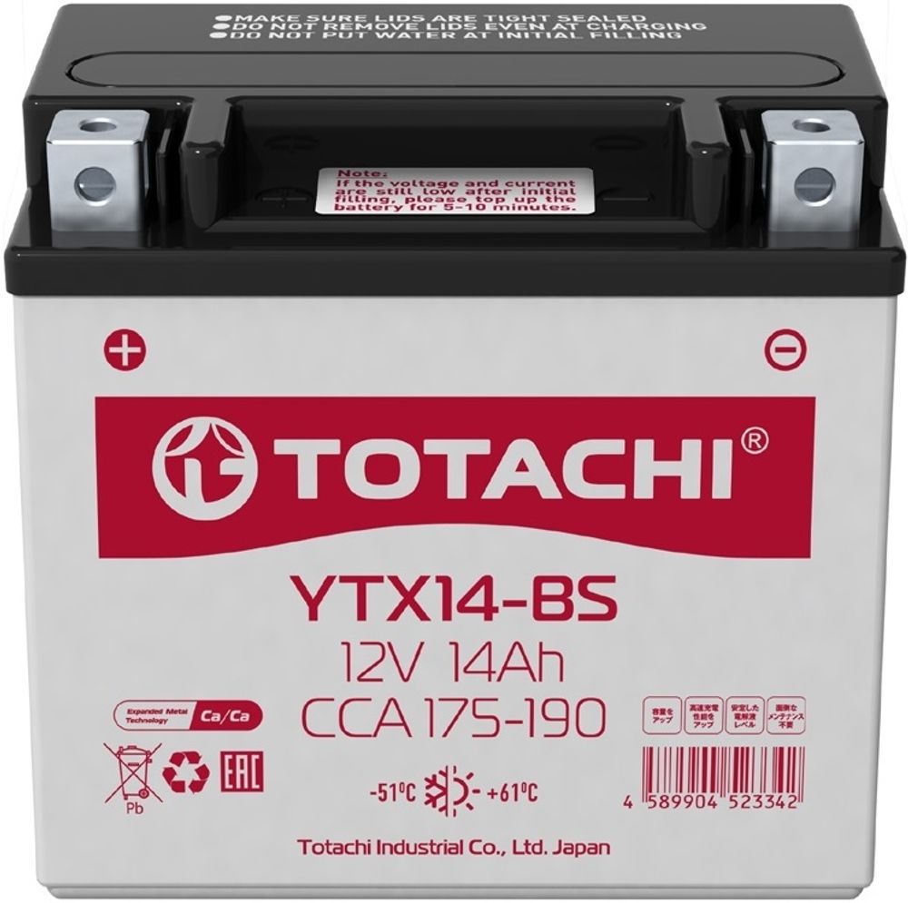 TOTACHI YTX14-BS аккумулятор