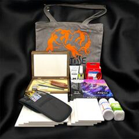 Художественный набор - «Танцующие КОТЫ», рисование акрилом с мини-этюдником