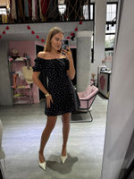 Платье June mini new черный