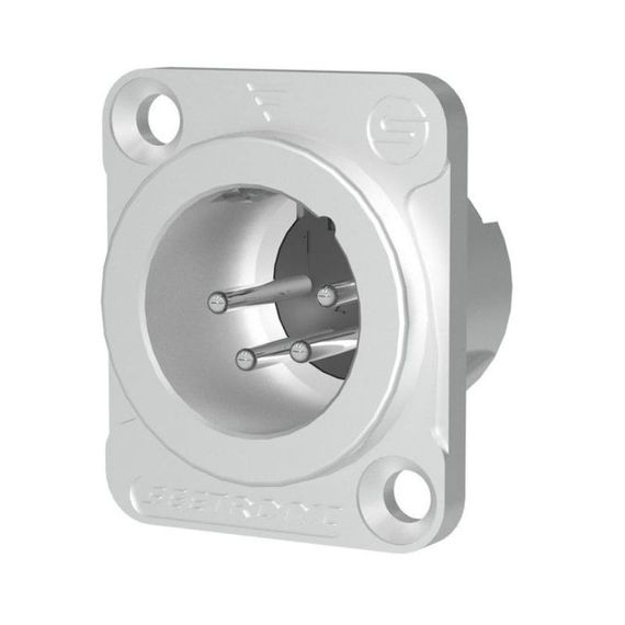 Seetronic MJ4F2C Панельный разъём XLR тип D, "папа", 4-контактный