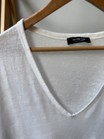 Льняная футболка Massimo Dutti, L