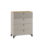 Комод Ника "Кашемир", для одежды, с ящиками, белый,6x41 см