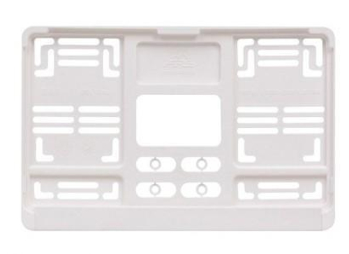 Рамка номерного знака для япон./амер. авто, 290 х 170 мм, белая AVS