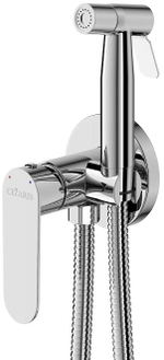 Встроенный смеситель Cezares STYLUS-DIF-01 с гигиеническим душем, хром