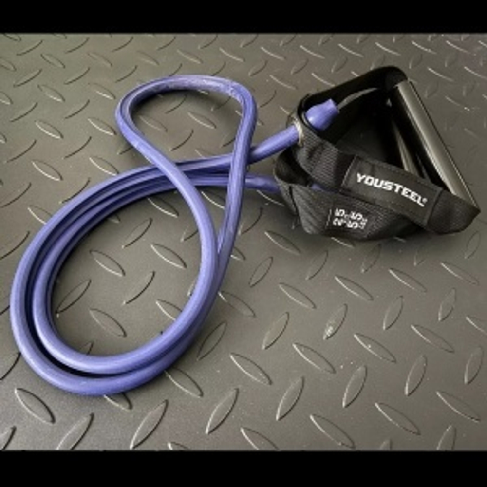 Эспандер с ручками 25kg синий